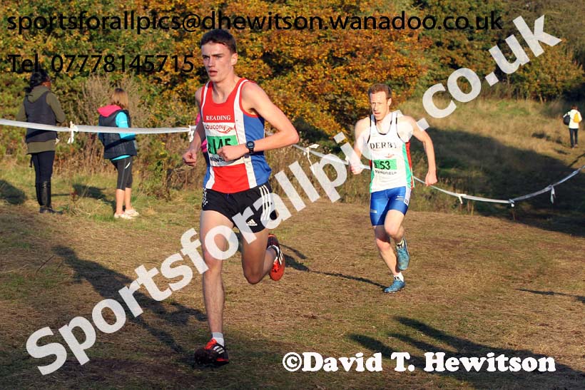 Senior men, National Cross Country Relays, Berry Park, Mansfield. Photo: David T. Hewitson/Sports for All Pics